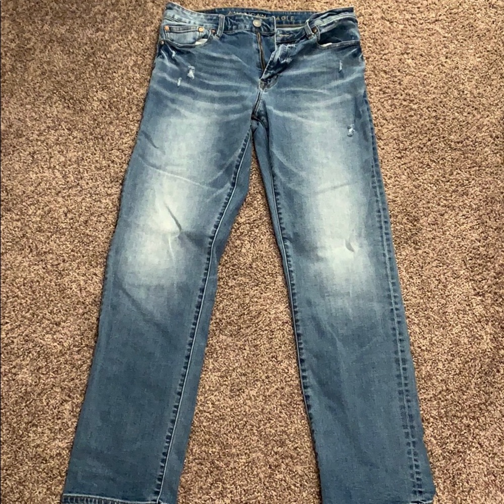Men’s American Eagle Original Straight Flex Jeans